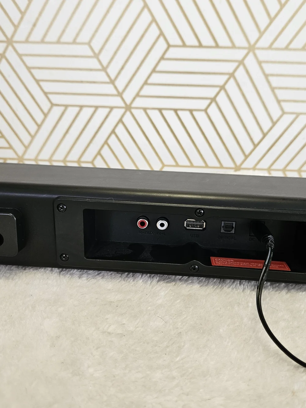Samsung Black Soundbar Wireless Bluetooth Home Audio Speaker